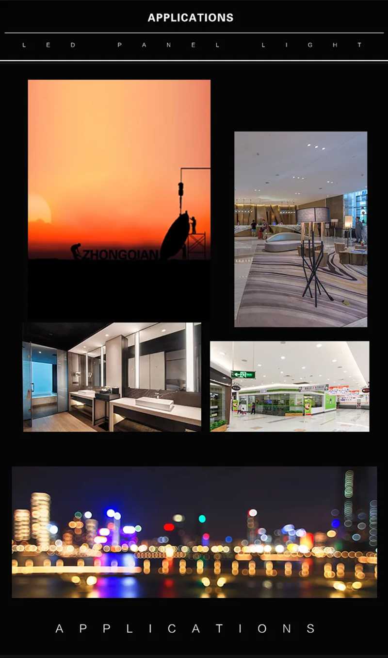 full plastic LED panel light
