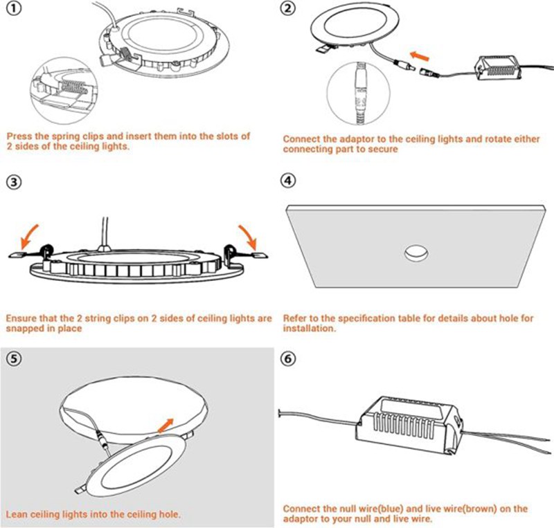 LED light for closets