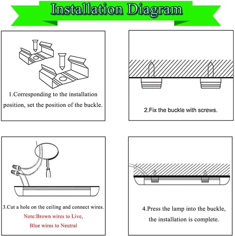 energy efficient LED batten lights
